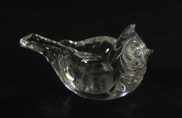Rosenthal Kristallglas Kerzenständer - Vogel