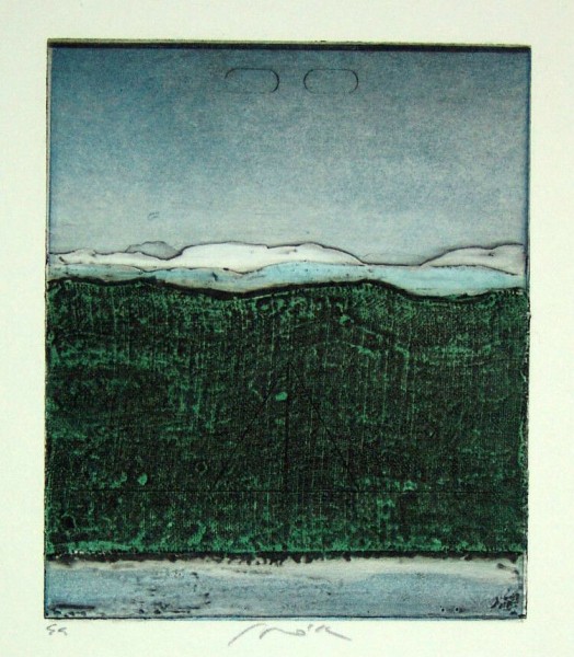 Pravoslav Sovak Original Radierung - Landscapes 3927a - 1972