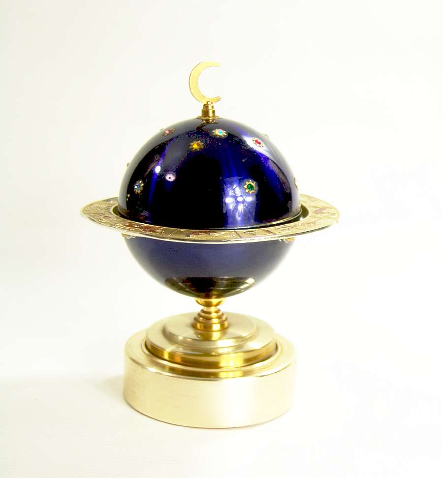 Vintage Zigarettenspender - Globus - Mond - Spieluhr, Dekoration, Interieur