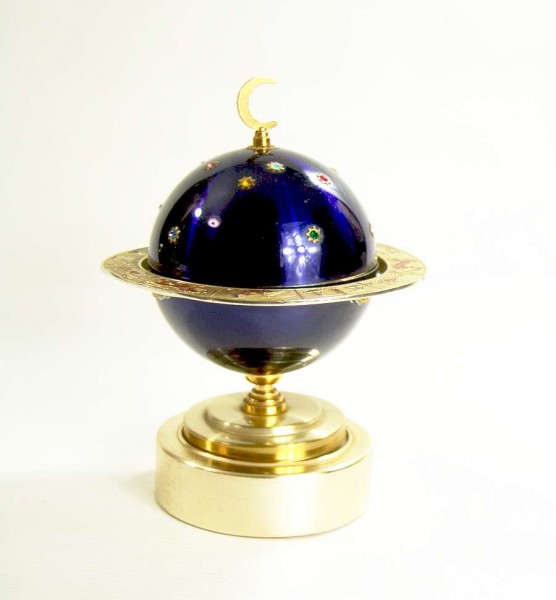 Vintage Zigarettenspender - Globus - Mond - Spieluhr