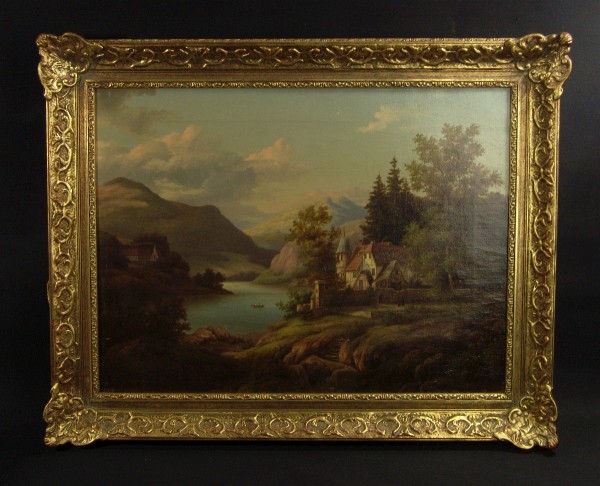 Ölgemälde auf Leinwand - Signiert L.St(?) ~1900