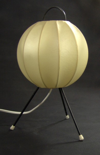 50er Jahre Cocoon Tischlampe - Tripod