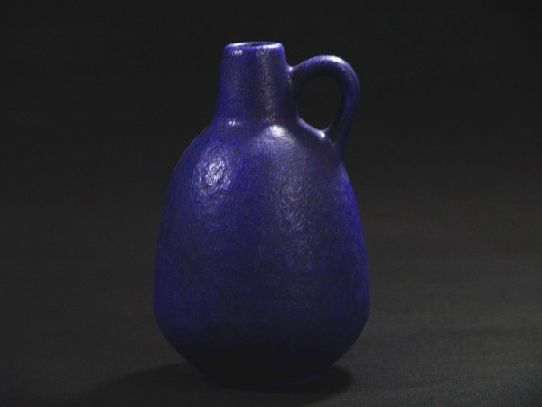 60er Jahre Keramik Vase - Krug - blau