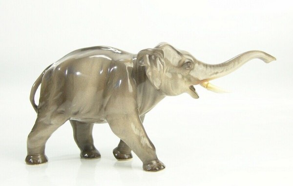 Keramik Elefant um 1930